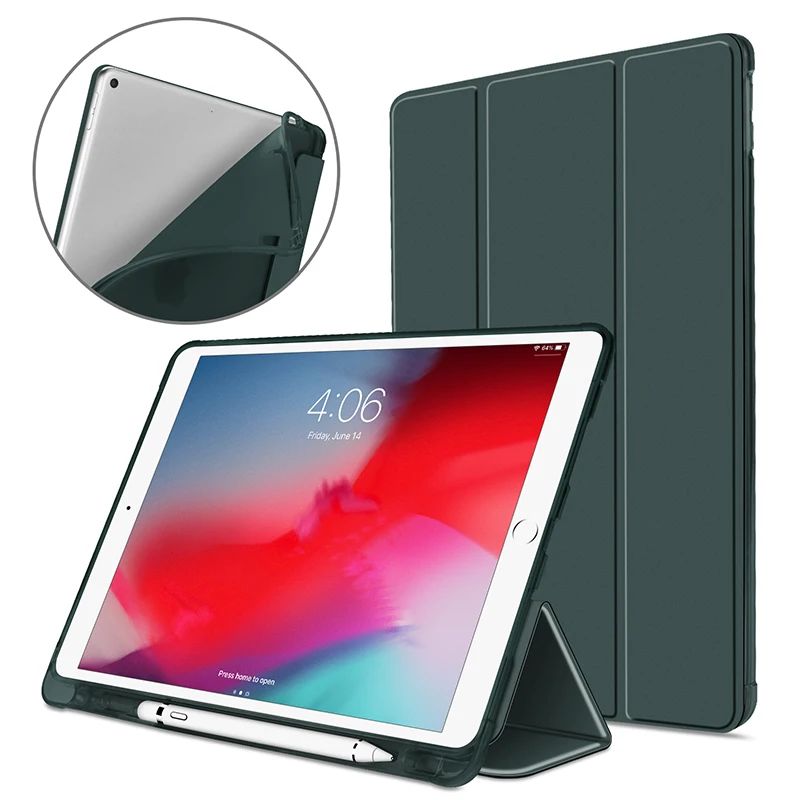 Для iPad чехол 10,5 дюймов Чехол iPad Air3 pro 10,5 дюймов Чехол поколения Funda тонкий ТПУ силиконовый чехол Smart Cover для iPad10.5
