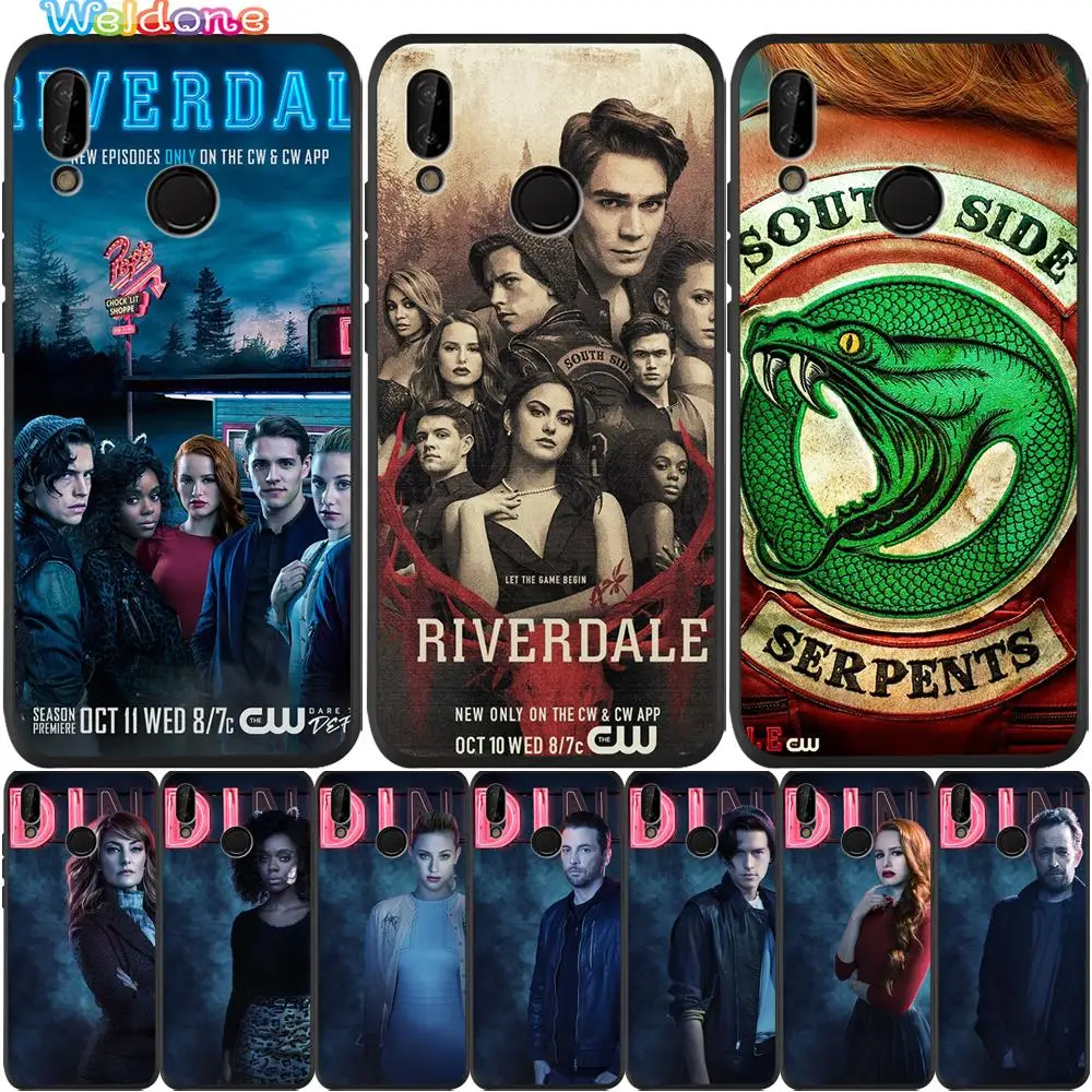 Чёрный чехол Riverdale South side Serpents snake для телефона Huawei P30 P20 Lite Pro P10 P9 Mate 20 30 10 Etui |