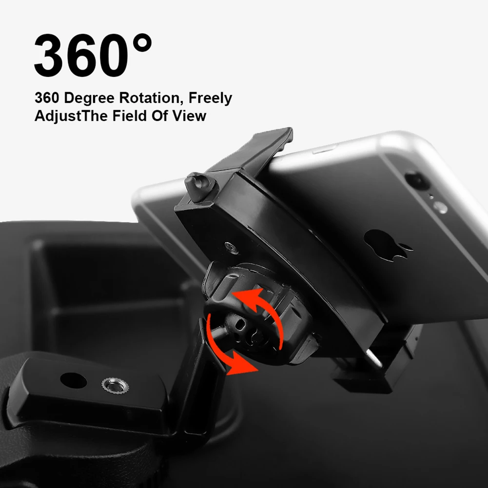 Стабильный аксессуар для интерьера, вращение на 360 градусов, авто, легко использовать, подставка, держатель для телефона, Приборная панель автомобиля, ABS, мульти крепление для Wrangler 07-10