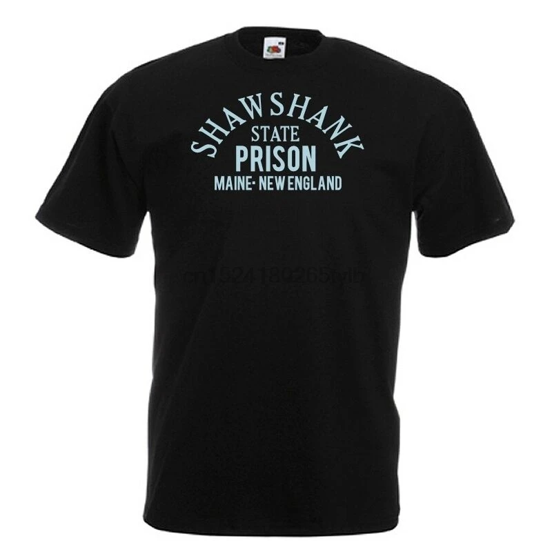 Shawshank redemption jail prison black standard t-shirt |