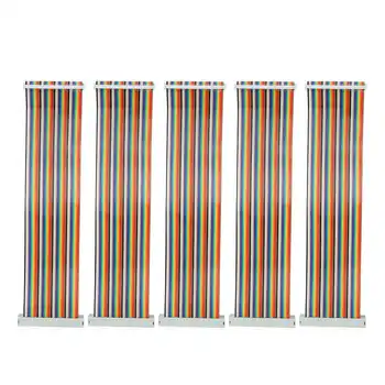 

Demo Board Accessories 5Pcs GPIO Cable for Raspberry Pi Male to Female 40pin Wire Computer Accessories 20cm orange pi
