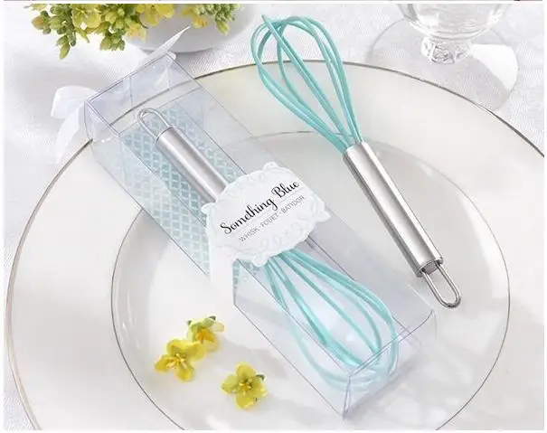 80PCS pink blue baby shower favor whisk egg beater wedding bomboniere bridal shower favor birthday party gift keepsake