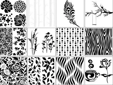 5pcs Creative feather pvc Layering Stencils for Diy scrapbook coloring painting stencil home deco DIY Paper Cards Crafts | Канцтовары