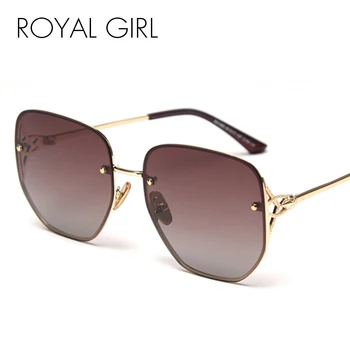 

ROYAL GIRL Classic Square Polarized Sunglasses Women Vintage Brand Design Sun Glasses Men 2020 Ocean Lenses Eyewear UV400 Ss731