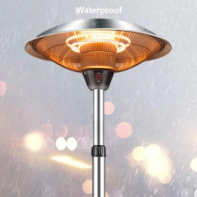 1500/2200/3000w Electric Patio Heater Home Garden Outdoor Heating  Adjustable Height Quiet Operation Standing Waterproof Warmer - Patio Heaters  - AliExpress