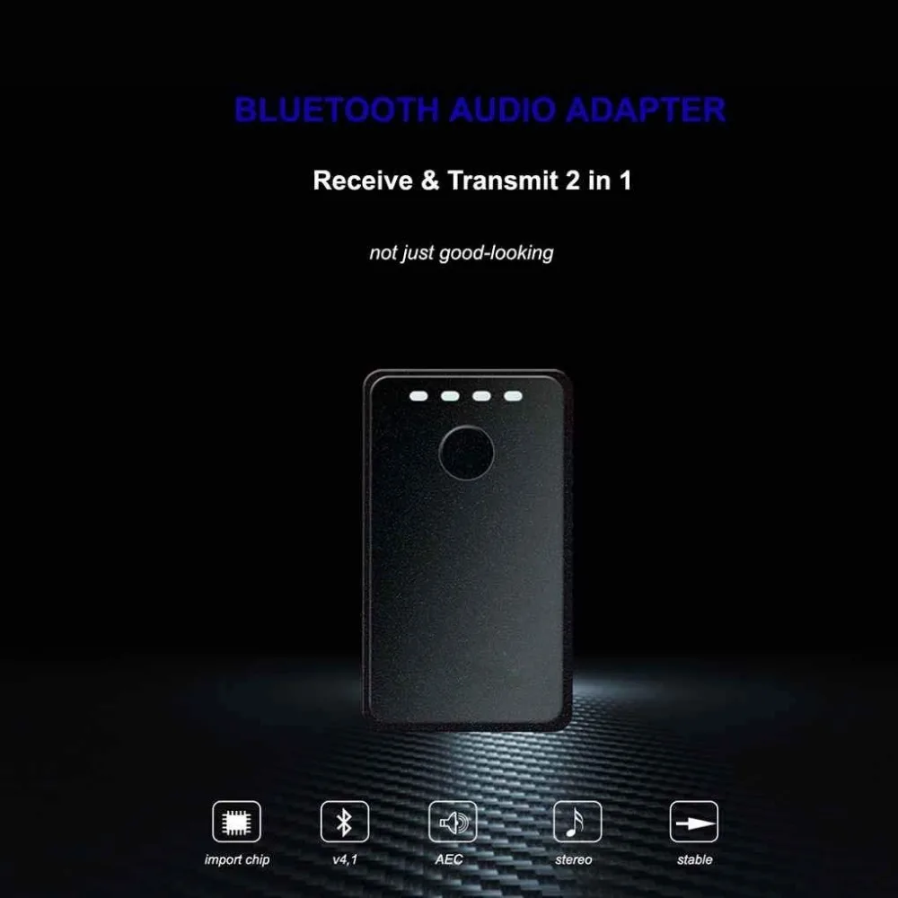 Bluetooth 4 1 Aux 3 5mm RCA stereo Audio Transmitter and Receiver Wireless music Adapter For SmartPhone PC TV headphone