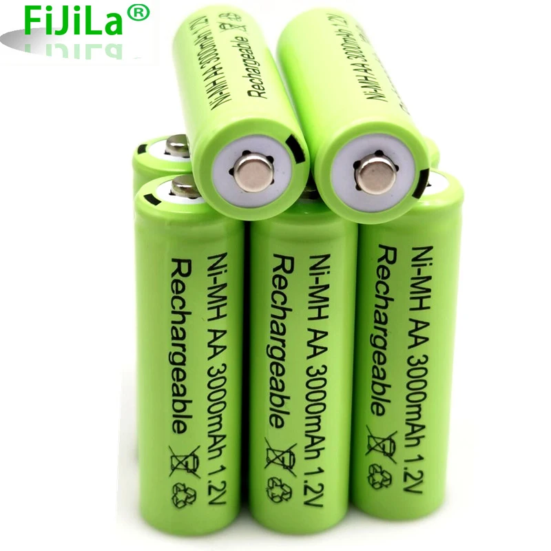 4 ~ 20 шт 1 2V 3000 mAh NI-MH АА пре-cargado bateras recargables металл-гидридных или никель recargable AA batera para