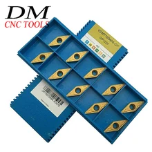 10pcs VCMT160408-GP GP1225 high quality carbide CNC insert VCMT160408 Turning tools blade Turning accessories