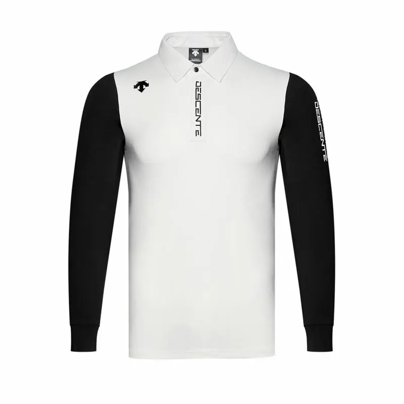 

Golf Shirts Men Spring and Autumn solid color Golf Clothes Long Sleeve Golf Clothes Quick-drying Breathable Golf Jersey 2019