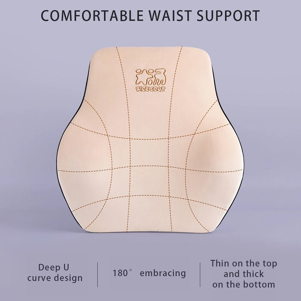 Car Seat Headrest Pillow Neck Rest Guard Lumbar Pillow Auto Memory Cotton Protector Cushion For Universal Car Head Support