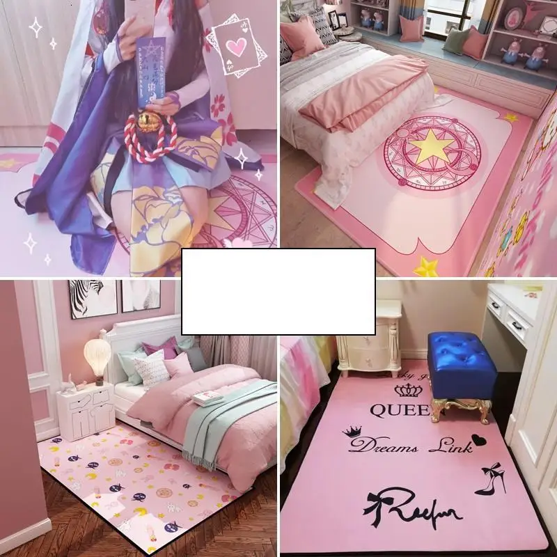 Радио Badroom розовый де Priere Tapis Enfant Chambre кухня Babyroom маленький Две звезды области Dywanik спальня ковры для гостиная
