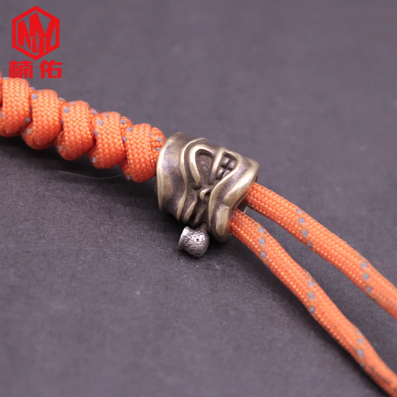 1 Pz Edc Paracord Perline Popeye Retrò Ottone Rame Cordino Pendenti Coltello Perline Ombrello Corda Corda Collana Braccialetto Perline Pendente