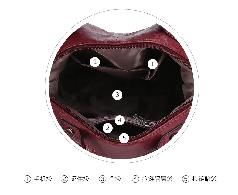 New Real PU Leather Women's Bag Fashion Boston Handheld Messenger Bag Spliced Shoulder Bag