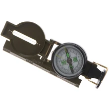 1 шт. армейский зеленый открытый кемпинг компас военный тактический комплект карманные портативные пластиковые тактические часы складной объектив компас