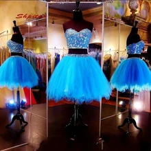 Маленькие короткие кружевные платья для выпускного вечера, 2 предмета, 8 класс, платья для выпускного вечера, милые Коктейльные Вечерние платья