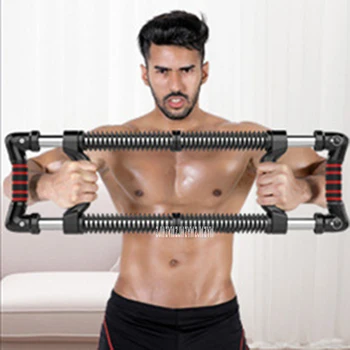 

Two Way Strength Of Arm Adjustable Hand Gripper Strength Chest Expander Apparatus For Exercising Arm Power Spring Power Twister