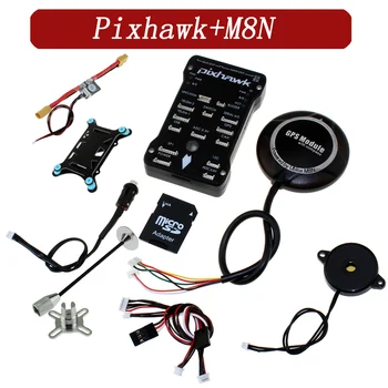 

Pixhawk PIX PX4 2.4.8 Flight Controller M8N GPS Module with Built-in compass Micro SD Card adapter RC FPV