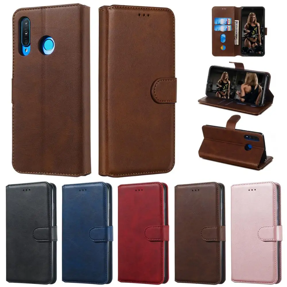 Классический чехол для huawei P20 P30 Lite 360 PU винтажный кожаный чехол-бумажник для huawei P30 Lite P20 Lite Защитная крышка для телефона