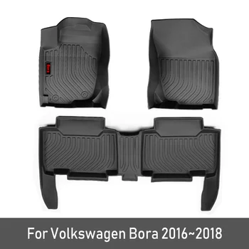 

2020 New TPE Custom Car Floor Mats For Volkswagen Bora VW Styling Accessories 2016 2017 2018 Foot Pads Automobile Car Carpet