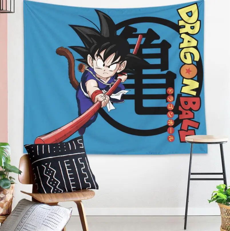 Dragon Ball живопись гобелен 3D печать ленты прямоугольный домашний Декор настенный Wukong2