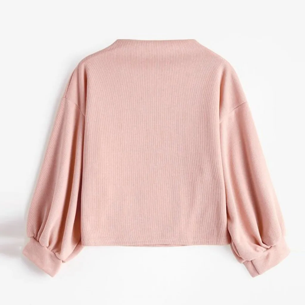 JAYCOSIN Fashion Women Casual Simple Solid Color Flower Embroidery Strappy Loose Hoodie Sweatshirt Comfortable Soft Blouse 