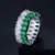 Luxury 925 Sterling Silver Wedding Band Eternity Ring For Women Big Gift For Ladies Love Wholesale Lots Bulk Jewelry 33