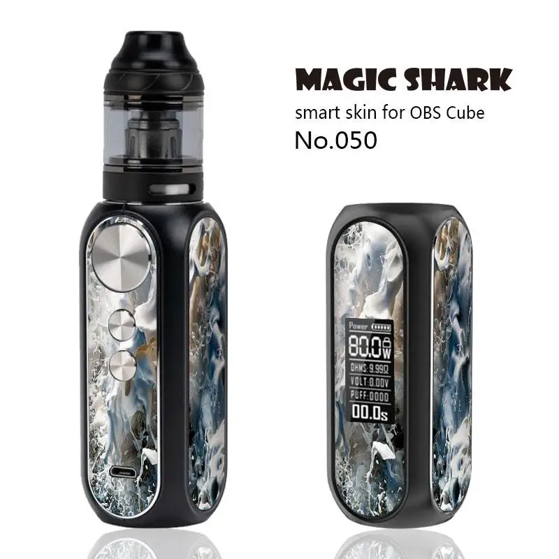 Magic Shark Money Dollar деревянная печать Череп Железный человек наклейка в стиле граффити чехол наклейка пленка для OBS Cube 043-057 - Цвет: 050