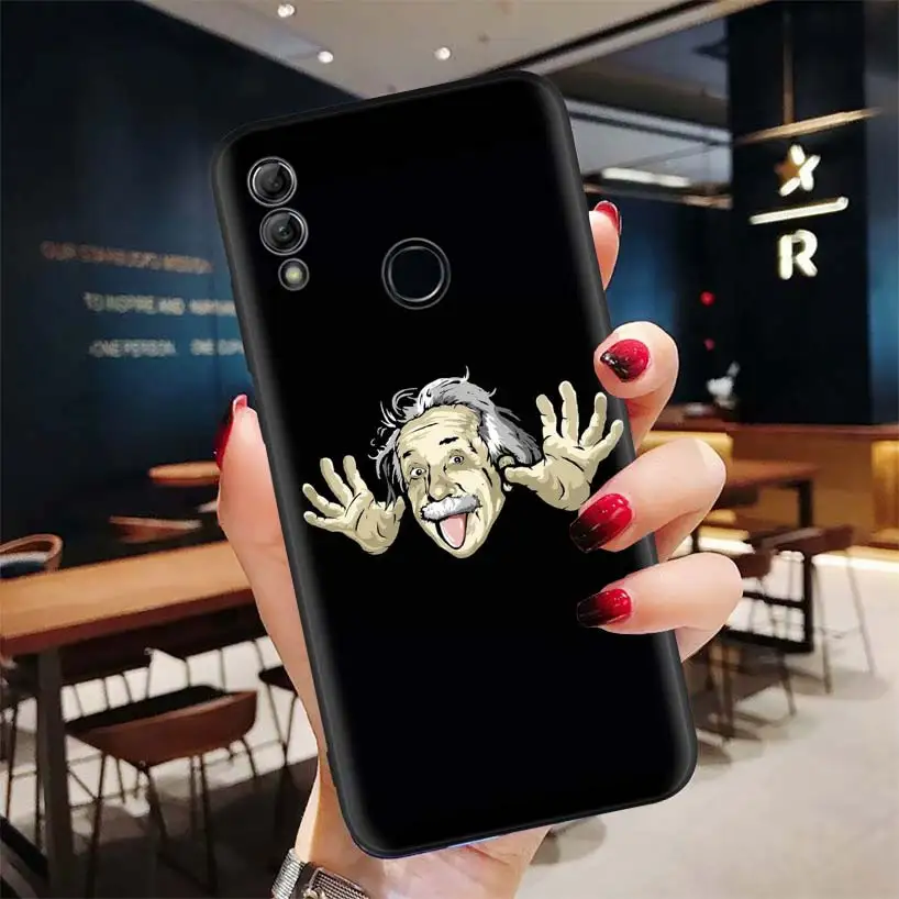 Жуткий Череп Забавный Танец скелет черный чехол для huawei Y9 Y5 Y6 Y7 Honor 10 9 Lite 9X8X8 S 8A фотоаппаратов моментальной печати 7S 7A 10i 20i V20 телефона Кок - Цвет: BD085-9