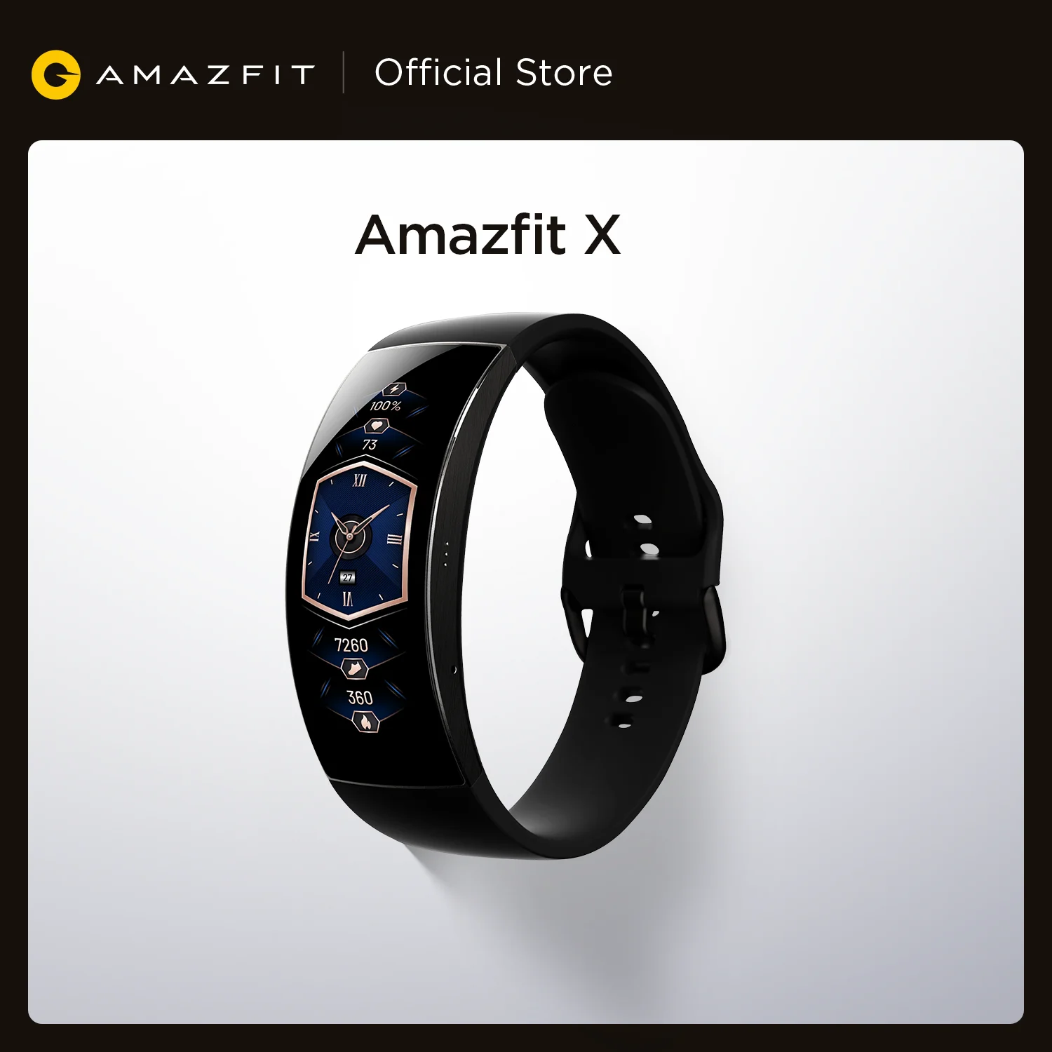 Умные часы Amazfit X Титановый корпус с изогнутым экраном водонепроницаемость 5ATM
