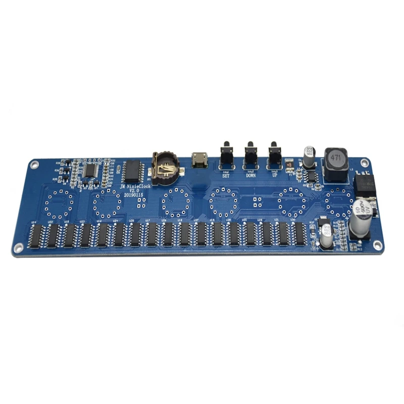 

Diy In14 In4 Nixie Tube Clock Digital Led Clock Gift Circuit Board Kit, No Tubes