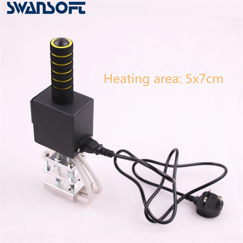 WT-90SC-S SWANSOFT WT-90SC ручная цифровая карточная книга кожа Дерево Пользовательский логотип тиснение машина для горячего тиснения фольгой термопресс машина - Цвет: WT-90SC-S