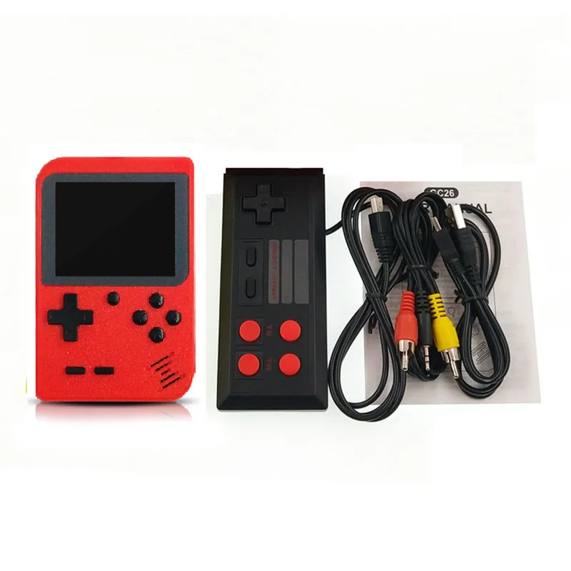 Ретро мини портативная игровая консоль 8-Bit 3,0 дюймов цветной lcd Детский Цветной игровой плеер встроенный 400 игр
