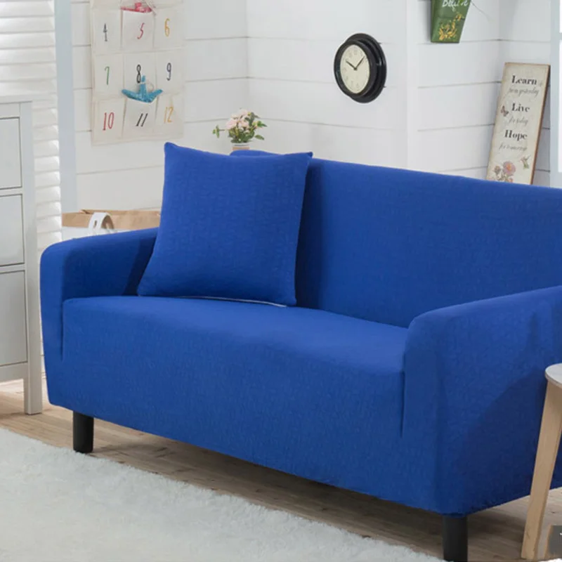 Cover For Sofa Solid Color Elastic Sofa Cover Soft Sofa Cover Armchair SA47009 - Цвет: 13