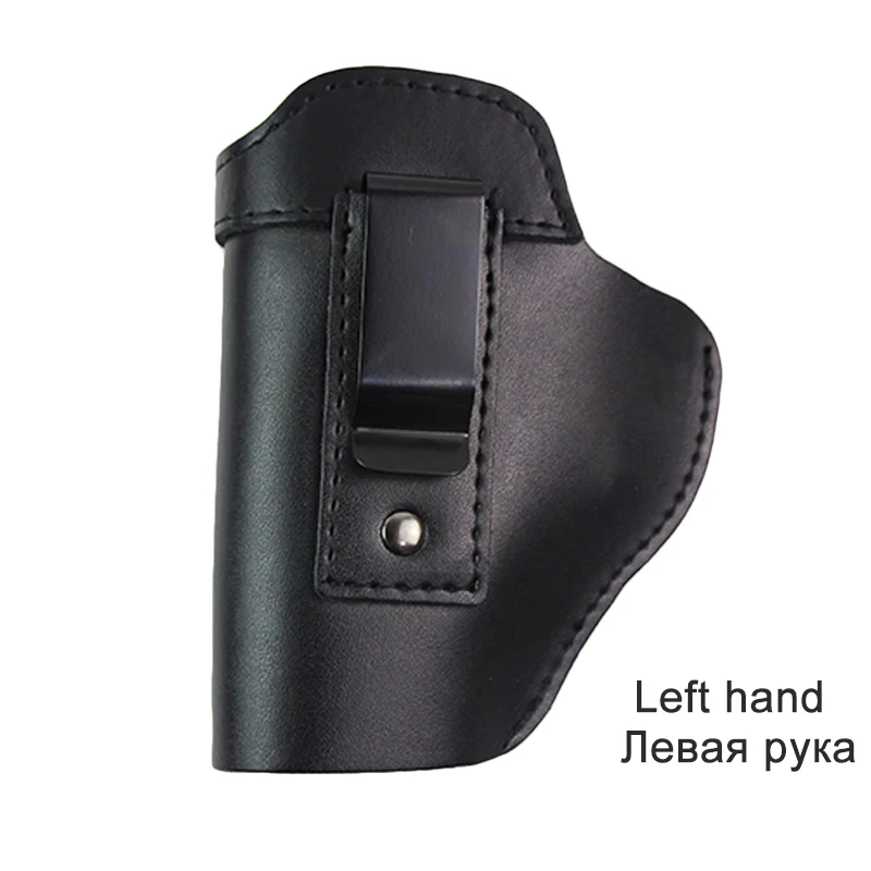 Left hand Кожаный скрытый чехол-Кобура Для Пистолетов Glock 17 19 22 26 Beretta M92 Sig Sauer P226 cz75 Glock Arisoft Пистолетная обойма - Цвет: Left hand