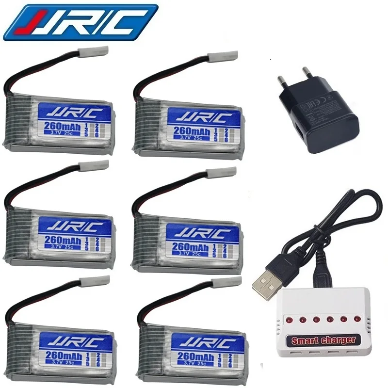 Фиолетовый JJRC H8 мини аккумулятор 3,7 в 150 мАч 260 мАч Lipo батарея зарядное устройство наборы для дрона H8 JJRC H8Mini RC Квадрокоптер Дрон часть - Цвет: Фиолетовый