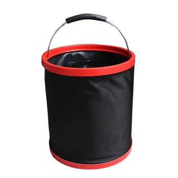 

Upgrade Style 12L More Function Fold Bucket 2000D Oxford Cloth Portable Bucket For Camp Go Fishing And Wash Car Package Product