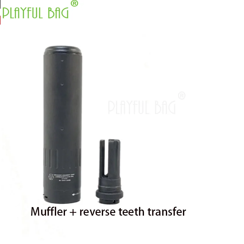 

Cs water bullet gun toys jinming10 SCAR silencer 14mm reverse tooth water bomb front tube reverse tooth concave-convex tube MD44