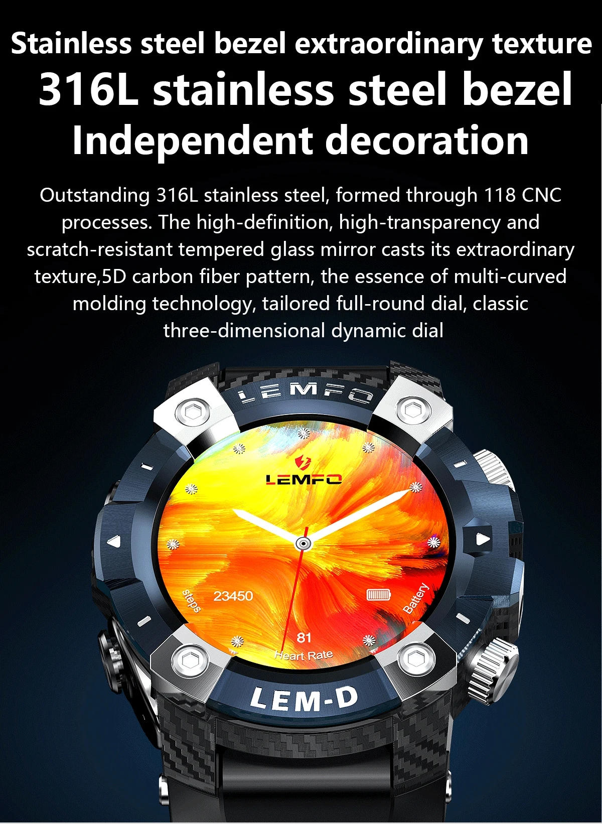 H2f2eaa3328264123ba521b92b42af98bD - LEMFO LEMD Smart Watch Wireless Bluetooth 5.0 Earphone 2 In 1 360*360 HD Screen Sport Smartwatch Men For Android IOS Phone