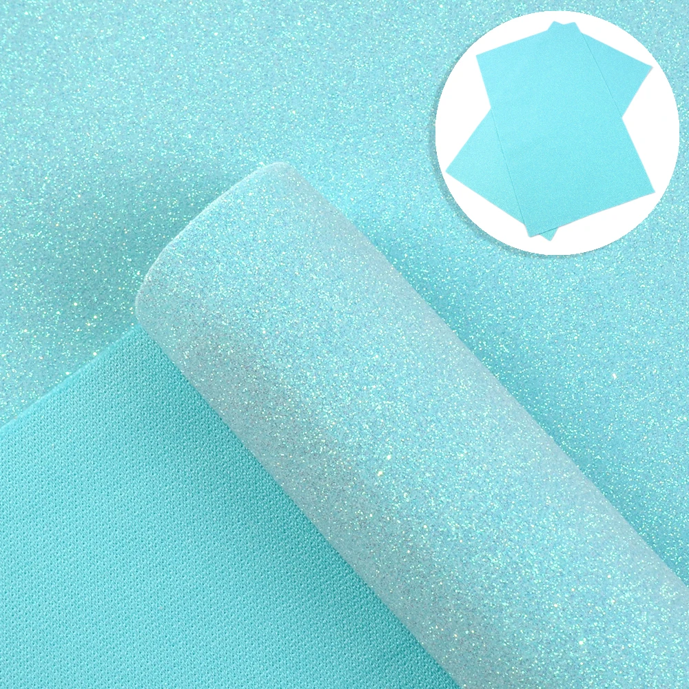 New 20*34cm Solid Fine Glitter Faux Synthetic Leather For Bow-knot bags Wallet Phone Cover Scrapbook DIY,1Yc8088 - Цвет: 1095057006