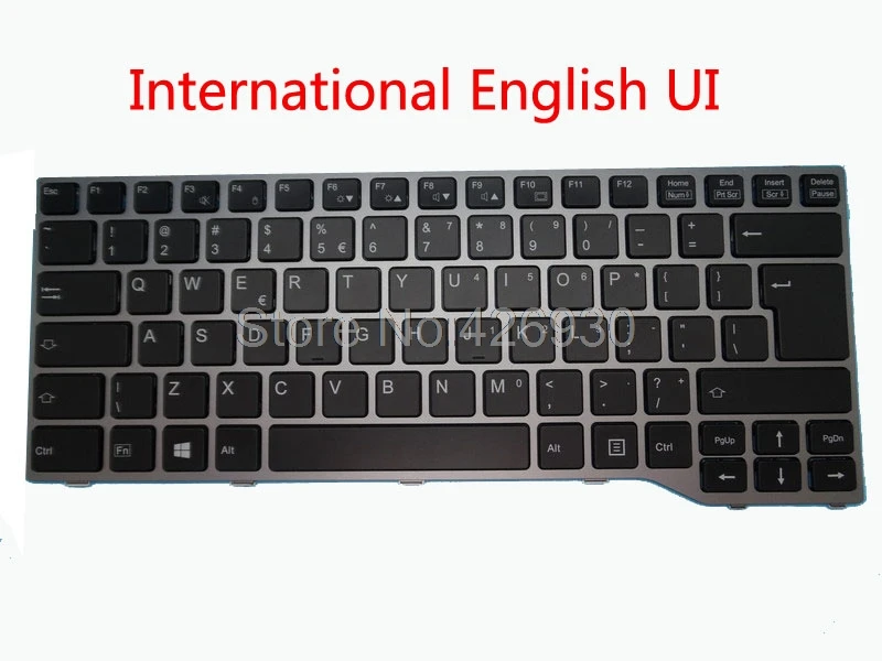 Клавиатура для ноутбука для Fujitsu Lifebook Q775 Q737 Q736 норвежский СЗ SP из Испании в Швейцарию Таиланд ti английский язык пользовательского интерфейса cоединенное Королевство Великобритания