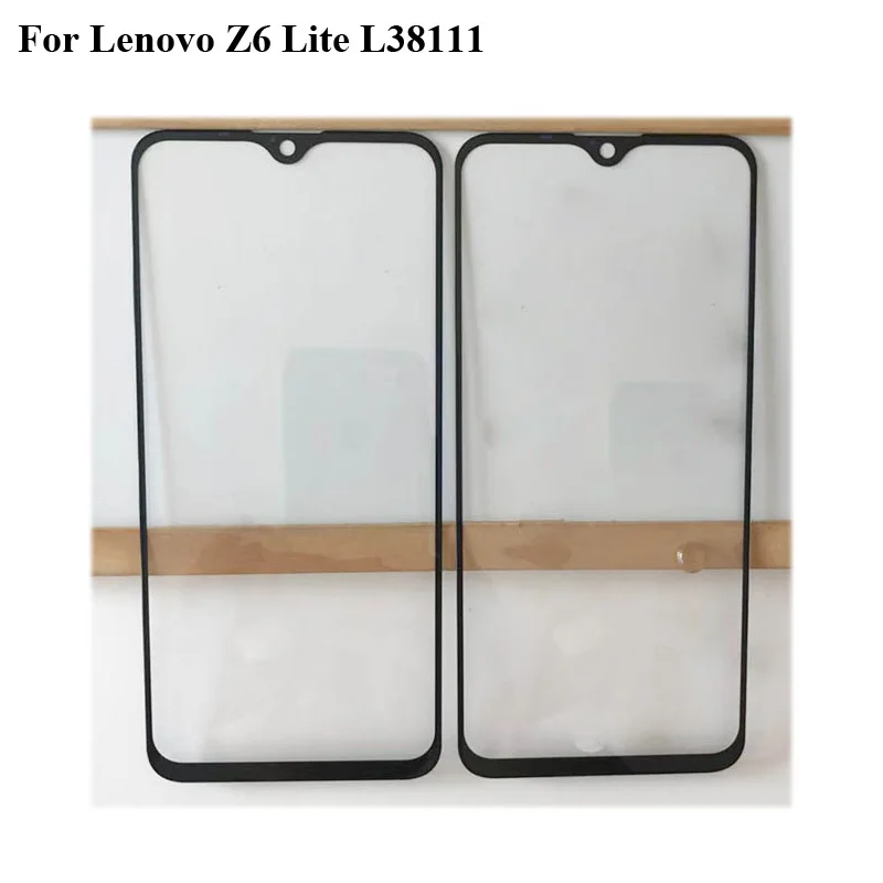 Для lenovo Z6 Lite L38111 переднее внешнее стекло для ремонта объектива с сенсорным экраном внешнее стекло без гибкого кабеля для lenovo z 6 pro z6pro