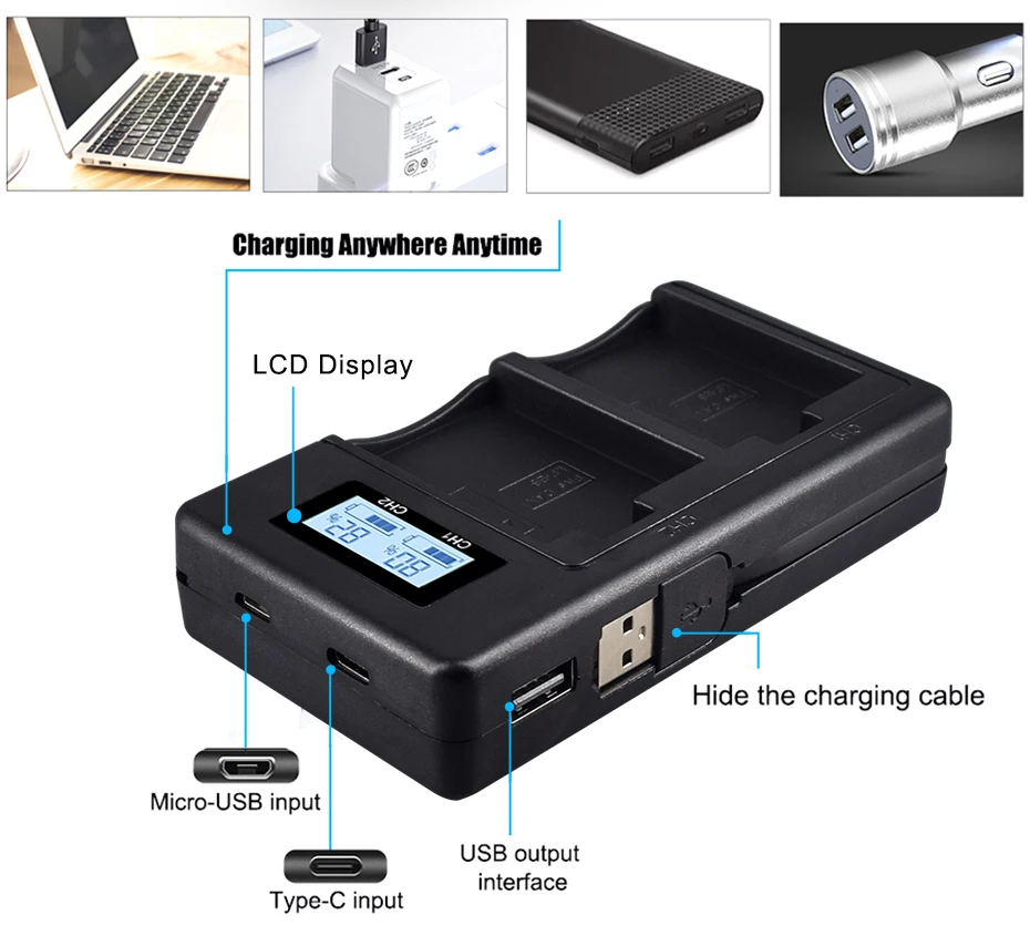 PALO 7,4 V 1800mAh LP-E5 LP E5 LPE5 Цифровая камера Литий-ионная батарея для Canon Eos 450D 500D 1000D Kiss X3 Kiss F Rebel Xsi