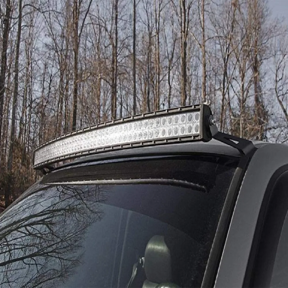 Для GMC Sierra/Chevy Silverado 1999-2006 50 дюймов изогнутый СВЕТОДИОДНЫЙ кронштейн для фар крепления держатель аксессуары