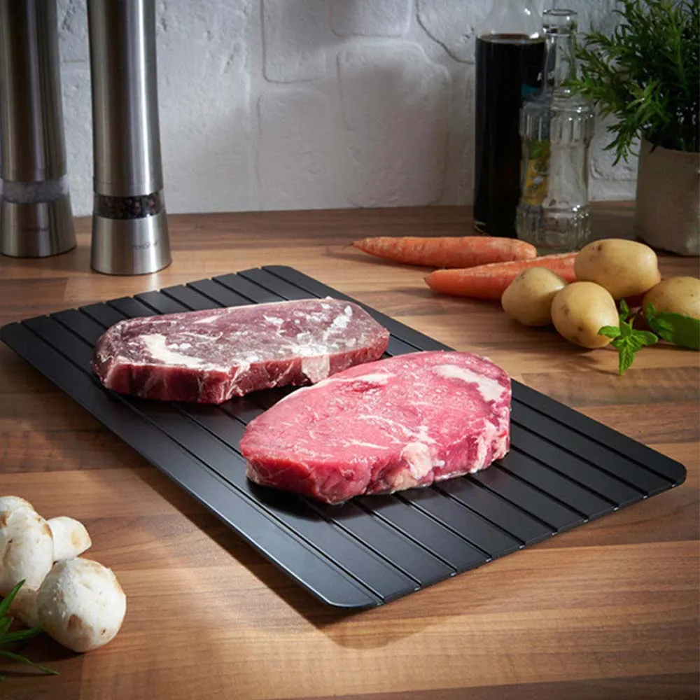 

Fast Defrost Tray Fast Thaw Frozen Food Meat Fish Fruit Quick Defrosting Plate Board Kitchen Gadget Tools