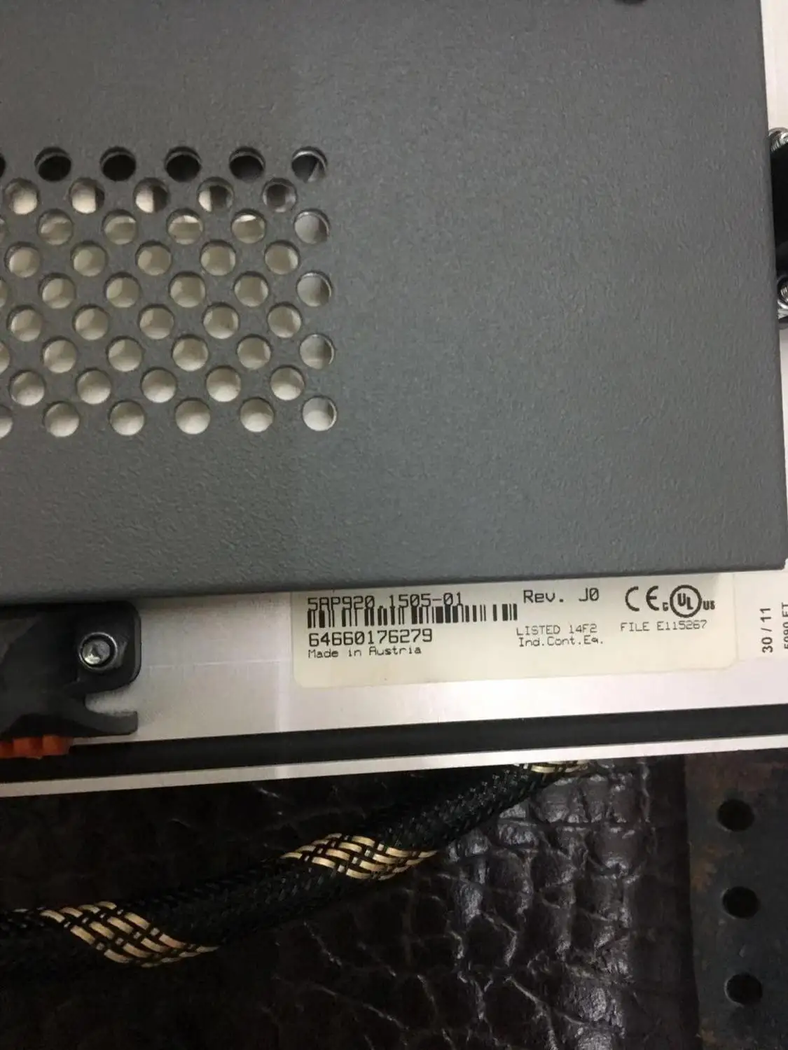 B& R BR Автоматизация оператора Сенсорная панель 5RP920. 1505-01