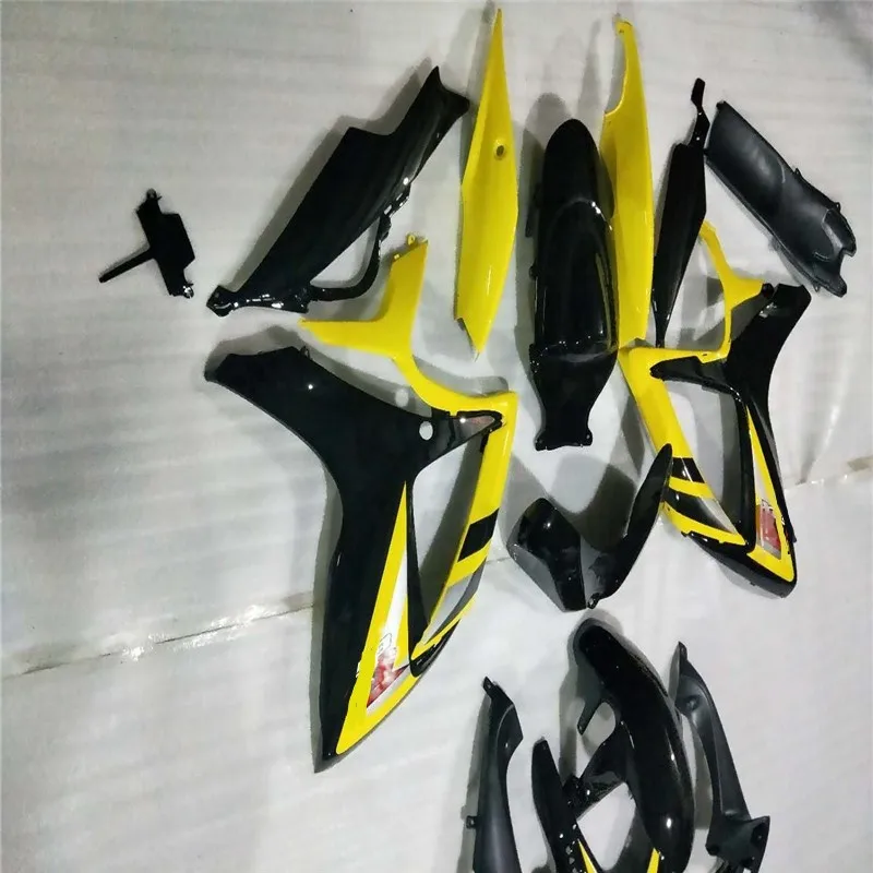 Для SUZUKI GSXR 600 750 k6 2006 2007 черный/желтый GSXR600 GSXR750 GSX R600 R750 K6 06 07 мотоцикл обтекатель(Лидер продаж