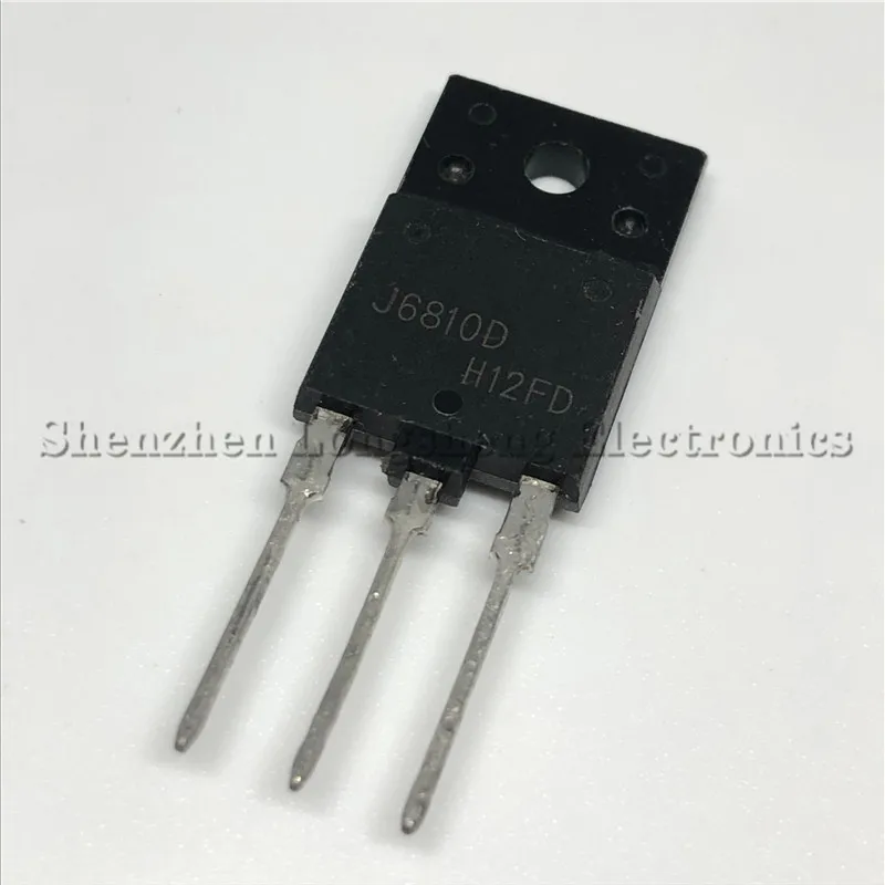 5 шт./лот Spot New J6810D 2SJ6810D TO-3PF NPN транзистор TV Row Tube 1500V 10A гарантия качества |