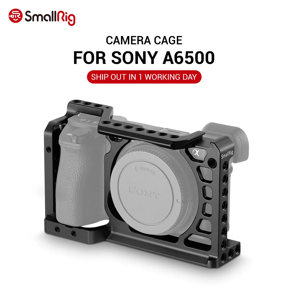 

SmallRig Dslr Camera Rig Cage for Sony A6500 Aluminum Alloy - 1889