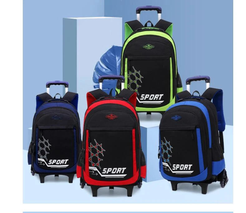 Рюкзак с колесиками для школьных сумок с колесами для мальчиков школьный рюкзак-тележка Сумка на колесиках школьные рюкзаки на колесиках дорожные сумки на колесиках для детей студентов книги рюкзак на колесах школьные рюкзаки mochila