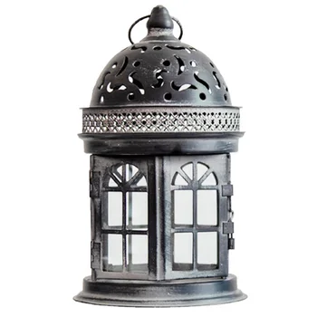

Wedding Decoration Vintage Style Yard Hanging Lantern Party Crafts Tealight Indoor Outdoor Metal Garden Candle Holder Events Bar